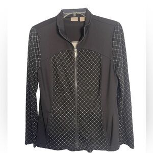 Chico’s Zenergy Light Jacket Zip Up Size Small